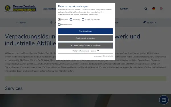 www.dosen-zentrale.de