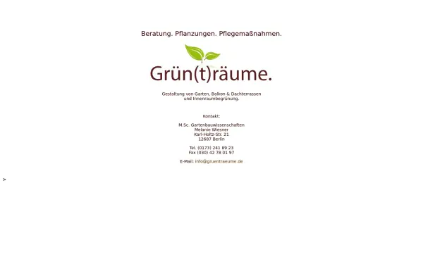 gruentraeume.de