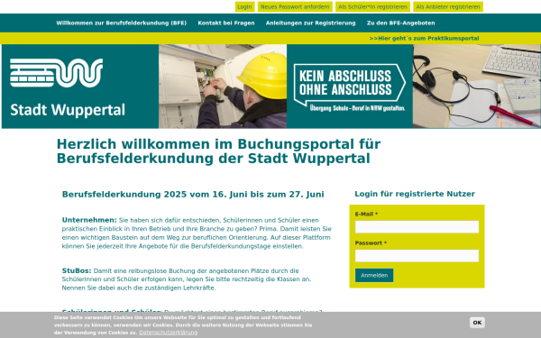 berufsfelderkundung.wuppertal.de