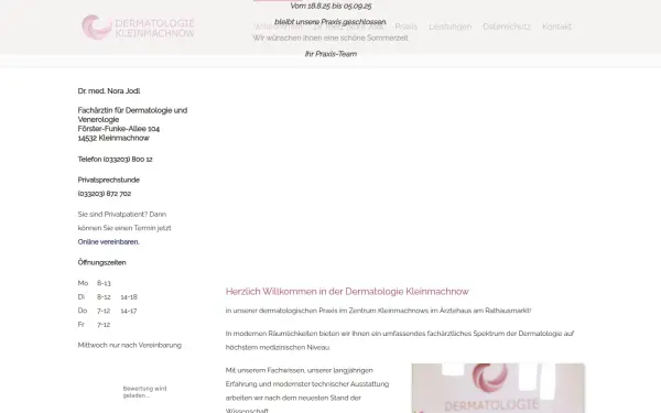 www.dermatologie-kleinmachnow.de