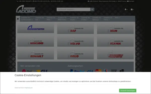 www.adomo-lkw.de