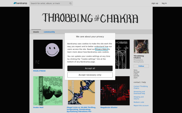 throbbingchakra.bandcamp.com