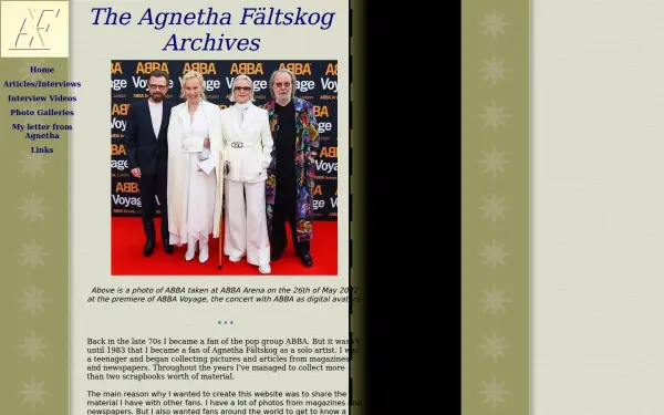 agnethaarchives.com