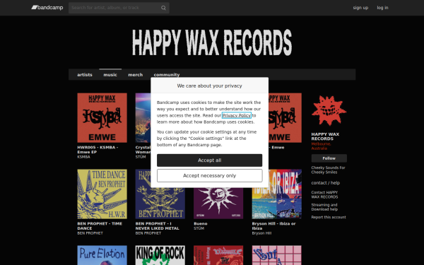 happywaxrecords.bandcamp.com