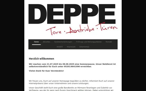 www.deppe-tore.de
