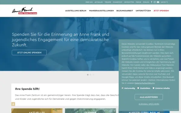 www.annefrank.de