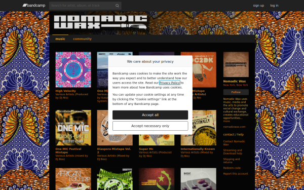nomadicwax.bandcamp.com
