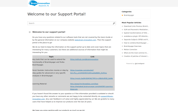 helpdesk.brainvoyager.com