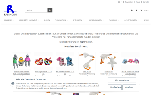 rasehorn-shop.com