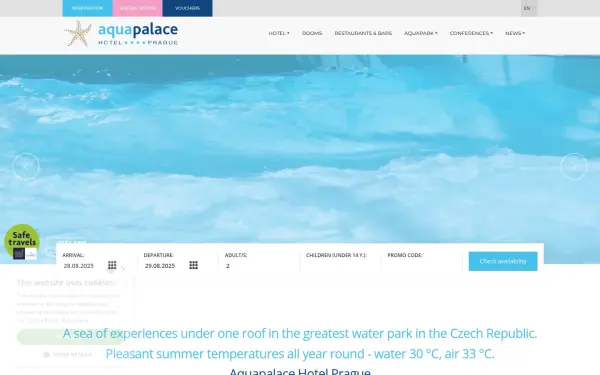 www.aquapalacehotel.cz