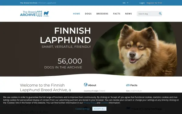 finnishlapphund.breedarchive.com