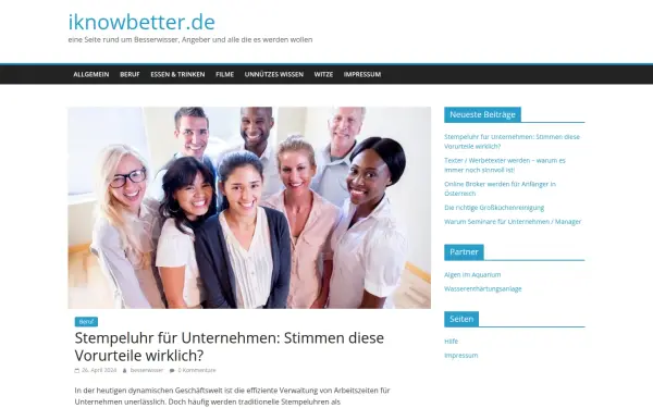 www.iknowbetter.de