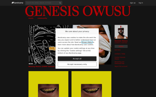 genesisowusu.bandcamp.com