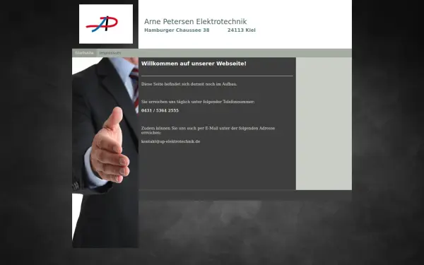 arnepetersenelektrotechnik.de
