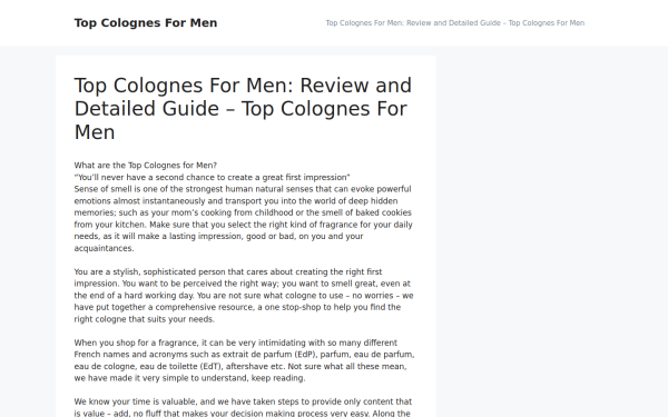 www.topcolognesformen.com