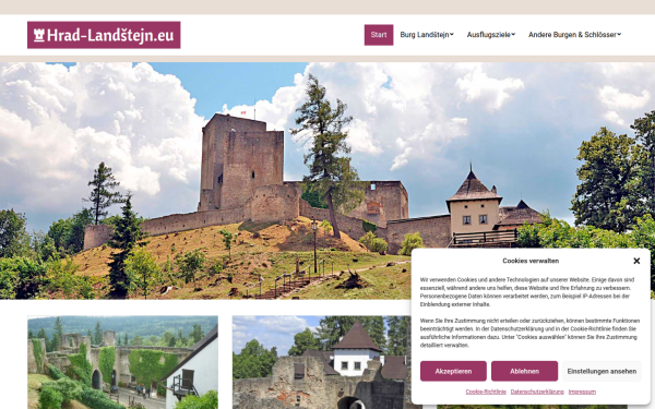 www.hrad-landstejn.eu