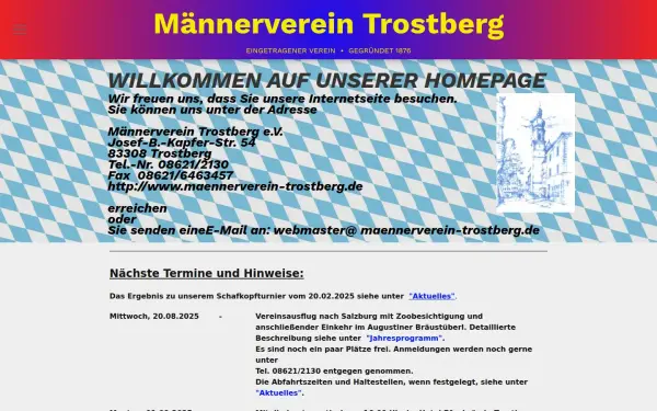 www.maennerverein-trostberg.de