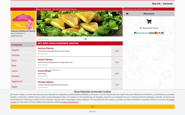 www.samrat-muenchen.de