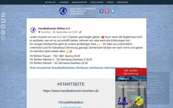 handballverein-boehlen.de