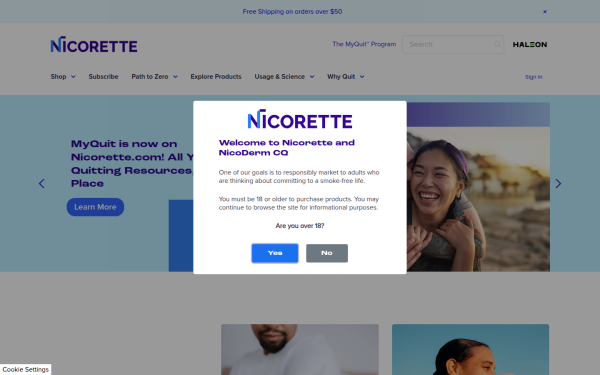 www.nicorette.com