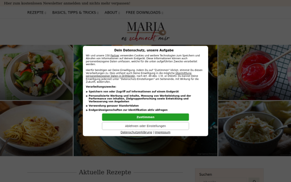www.mariaesschmecktmir.com