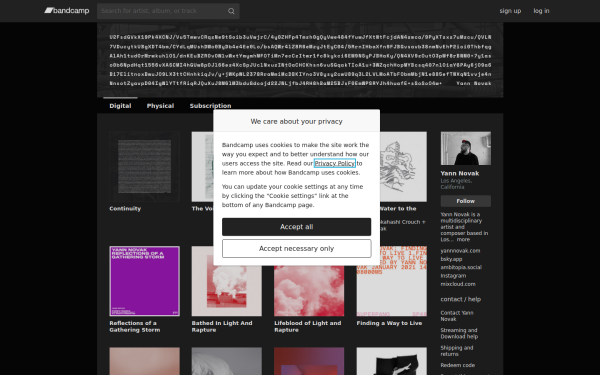 yannnovak.bandcamp.com