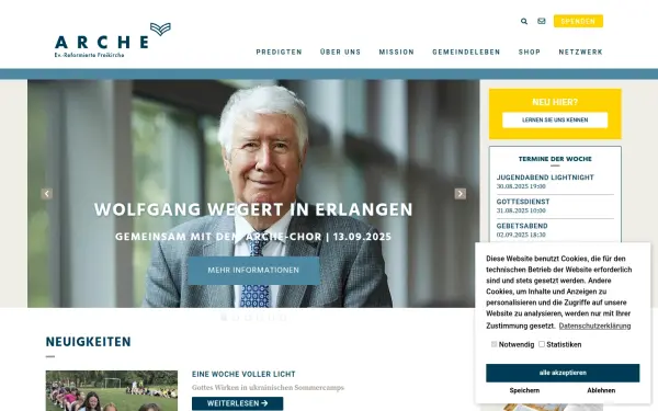 www.arche-gemeinde.de