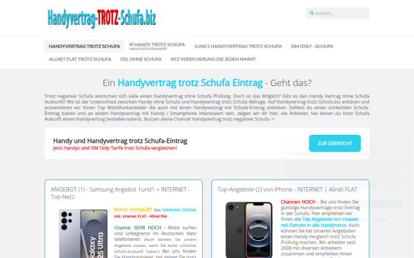 www.handyvertrag-trotz-schufa.biz