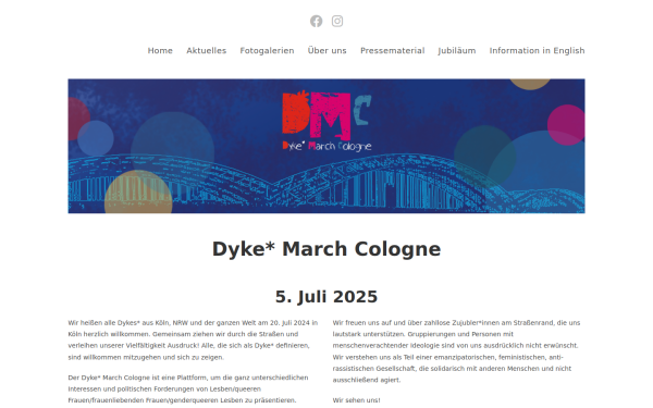 www.dykemarchcologne.de