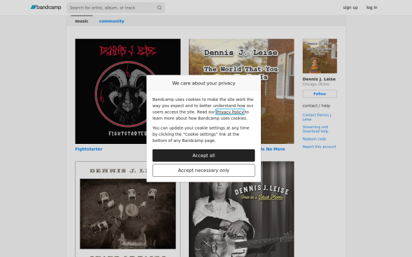 dennisjleise.bandcamp.com