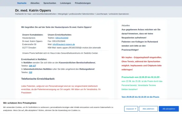 hautarzt-oppers.de