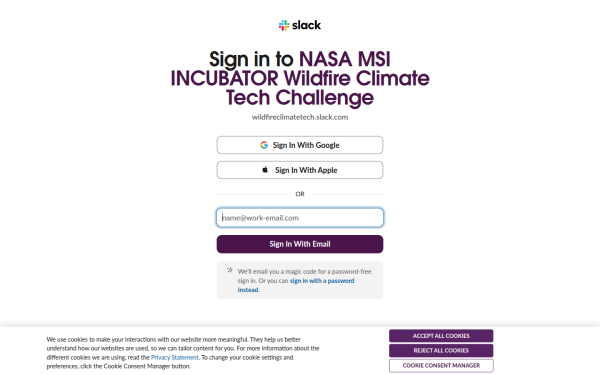 wildfireclimatetech.slack.com