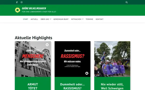 gruene-wilhelmshaven.de