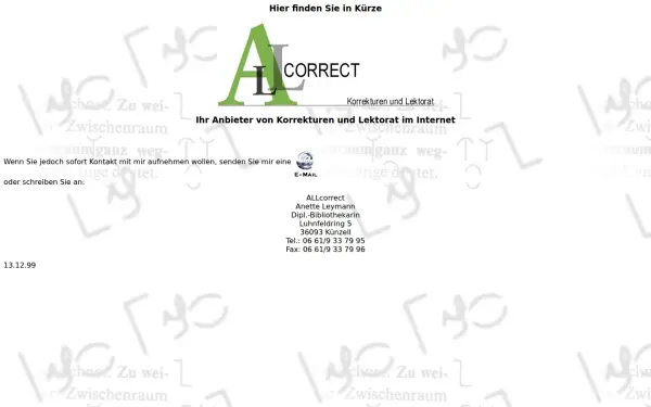 allcorrect.de