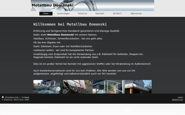 www.domanski-metallbau.de