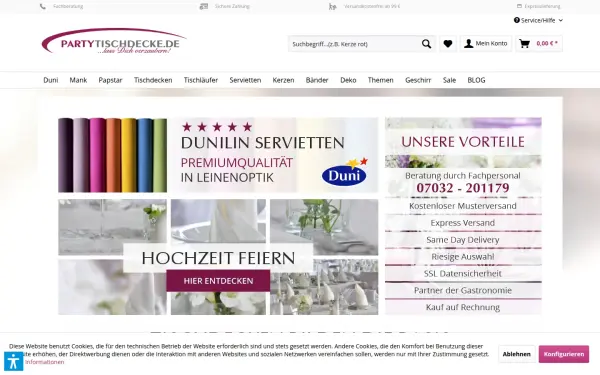 partytischdecke.de