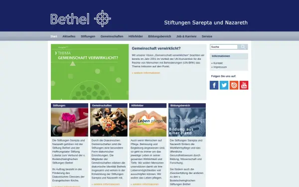 www.sarepta-nazareth.de
