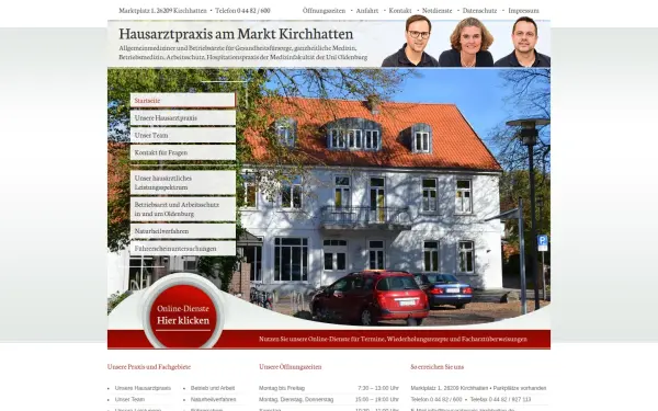 www.hausarztpraxis-kirchhatten.de