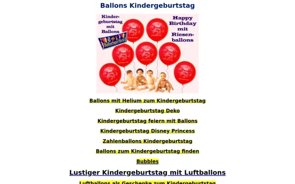 ballons-kindergeburtstag.de