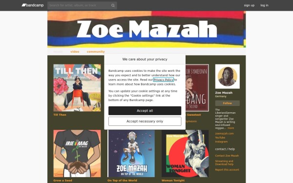 zoemazah.bandcamp.com