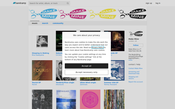 makemine.bandcamp.com