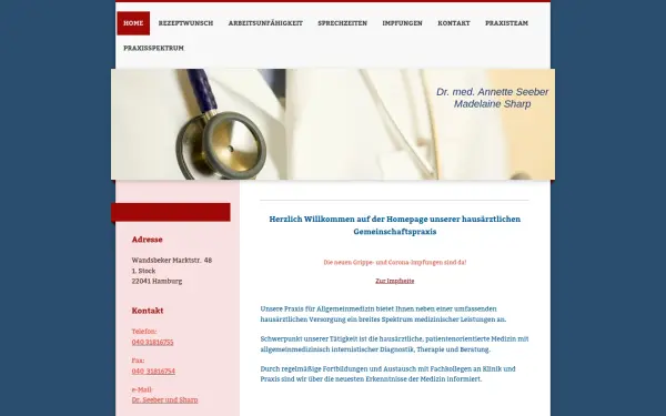 www.allgemeinaerztinnen-wandsbek.de