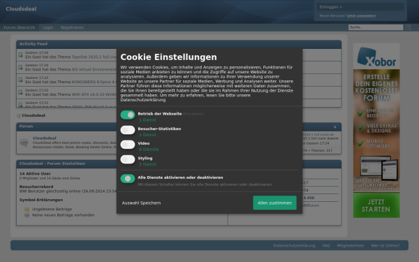 cloudsdeal.xobor.de