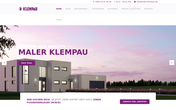 www.maler-klempau.de