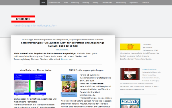 www.krebsinfo.at