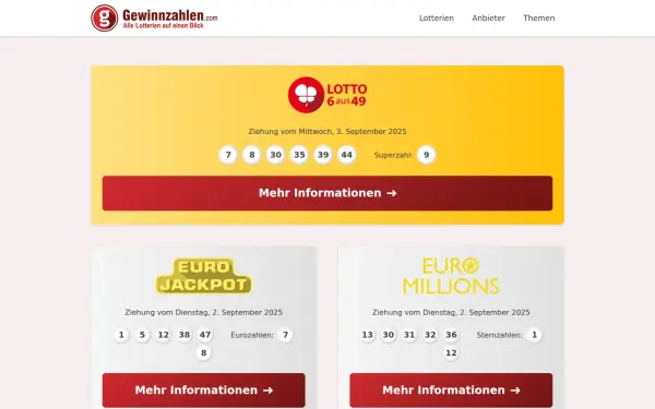 www.gewinnzahlen.com