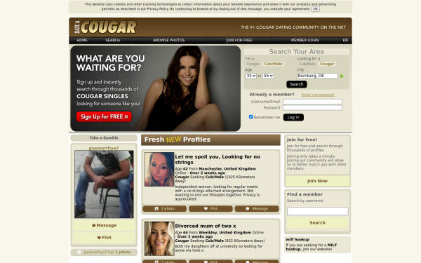 www.dateacougar.com