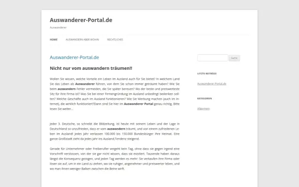 www.auswanderer-portal.de