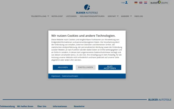 www.bleker-autoteile.de