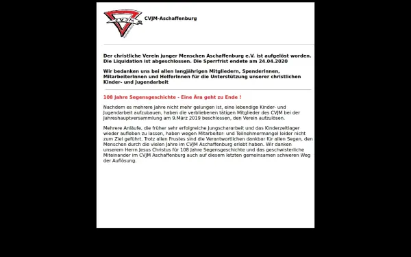 cvjm-aschaffenburg.de